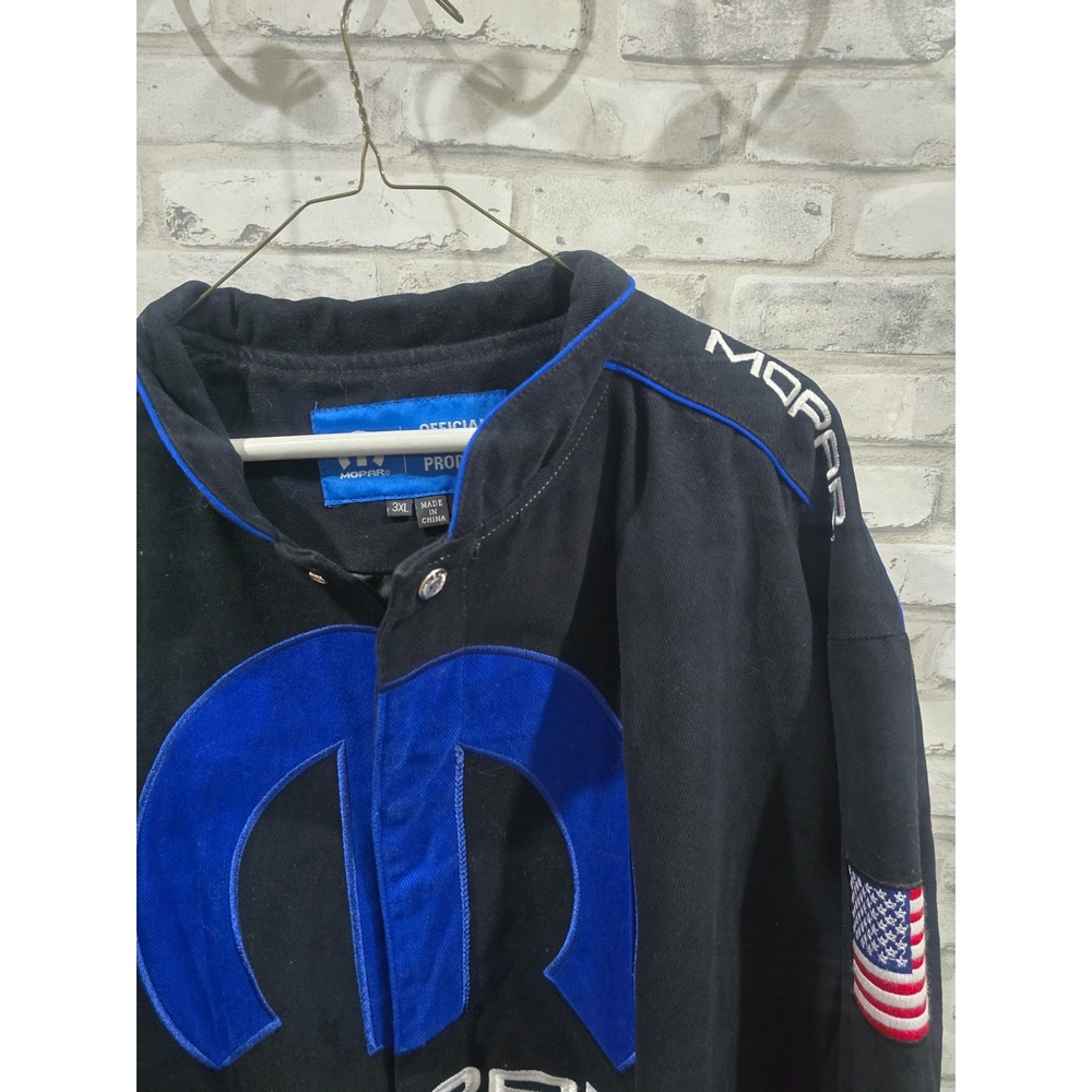 Dodge Mopar 3XL Embroidered Cotton Jacket black JH Design Heavy‎ Crisp Clean - Picture 7 of 16
